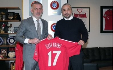 �lhan Mans�z, �brahim Hac�osmano�lu'nu ziyaret etti