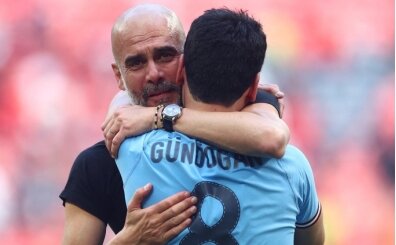 �lkay G�ndo�an'dan Pep Guardiola'ya veda payla��m�!