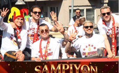 CANLI | Galatasaray'dan kutlama g�n�