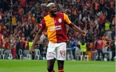 Galatasaray'da Osimhen, Fenerbah�e derbisine haz�r!