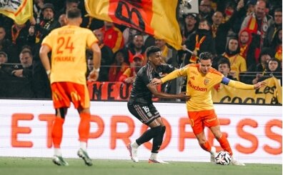 Lens, 10 ki�iyle Lyon'u devirdi