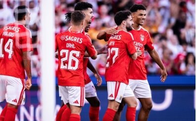 Benfica, Hearts kar��s�nda gol oldu ya�d�!