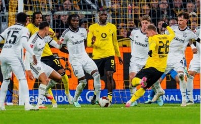 Dortmund, Frankfurt'u tek golle ge�ti!