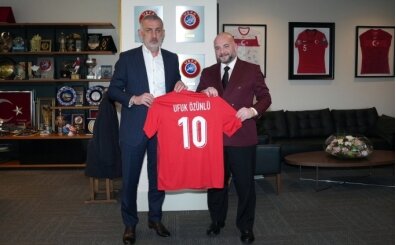 K�rkp�nar a�as�, TFF Ba�kan� Hac�osmano�lu'nu ziyaret etti