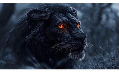 Siyah aslan var m�? Siyah aslan ger�ekte var m�?