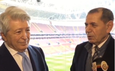 Galatasaray ve Atlatico Madrid yemekte bulu�tu