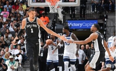 NBA'de Timberwolves'u yenen Spurs, seride 3-2 �ne ge�ti