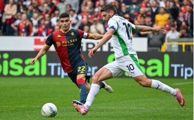 K�rm�z� kartlar�n ��kt��� ma��n kazanan� Genoa oldu!