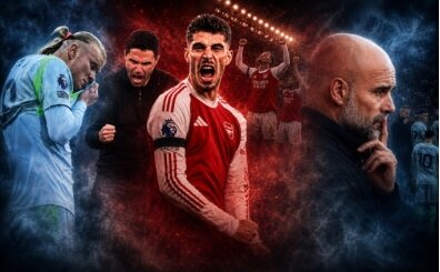 Manchester City y�k�ld�, Arsenal 22 y�l sonra �ampiyon!