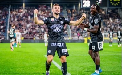 Sturm Graz, Hearts kar��s�nda farkl� kazand�!