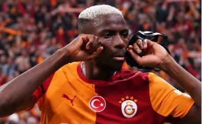Osimhen'den derbide dikkat �eken gol sevinci