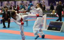 Konya'da karate heyecan sryor