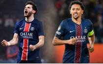 Marquinhos ve Kvaratskhelia, �ampiyonlar Ligi'nde tarihe ge�ti