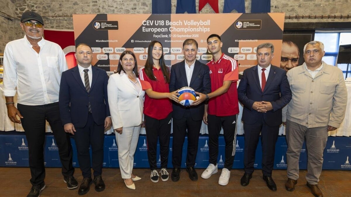 CEV U18 Avrupa Plaj Voleybolu Şampiyonası Foça'da düzenlenecek