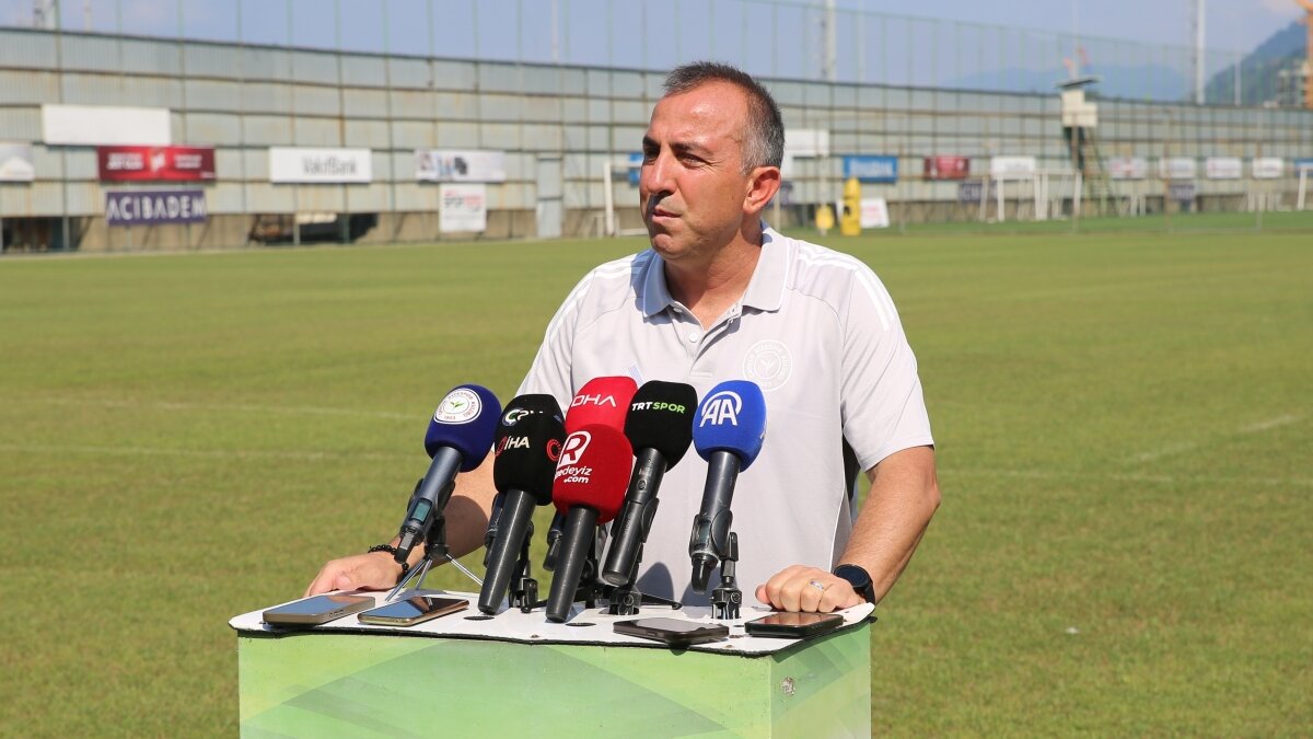 Recep Uçar: 'Rizespor olarak iyi işler yapmak istiyoruz'