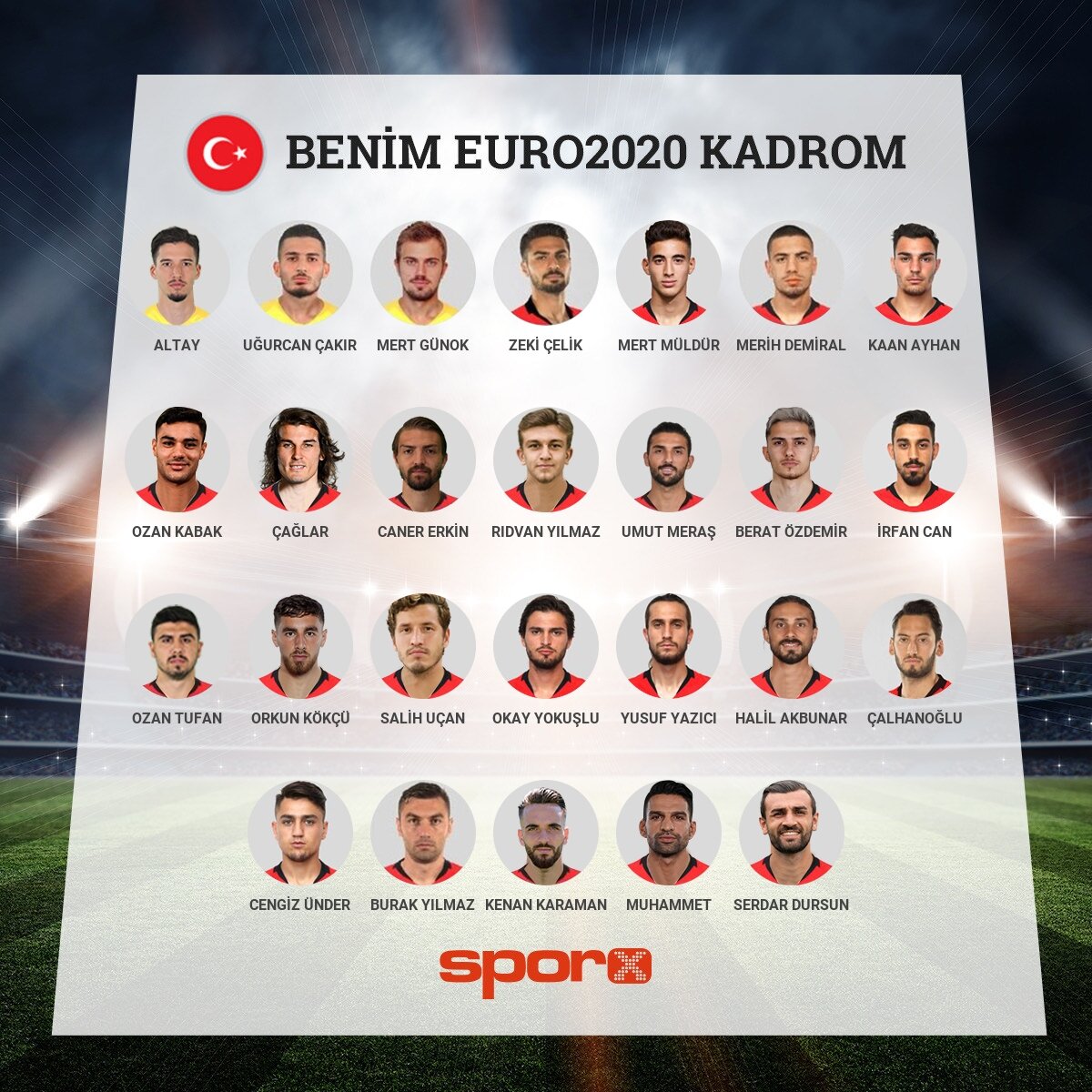 Benim milli tak�m kadorm