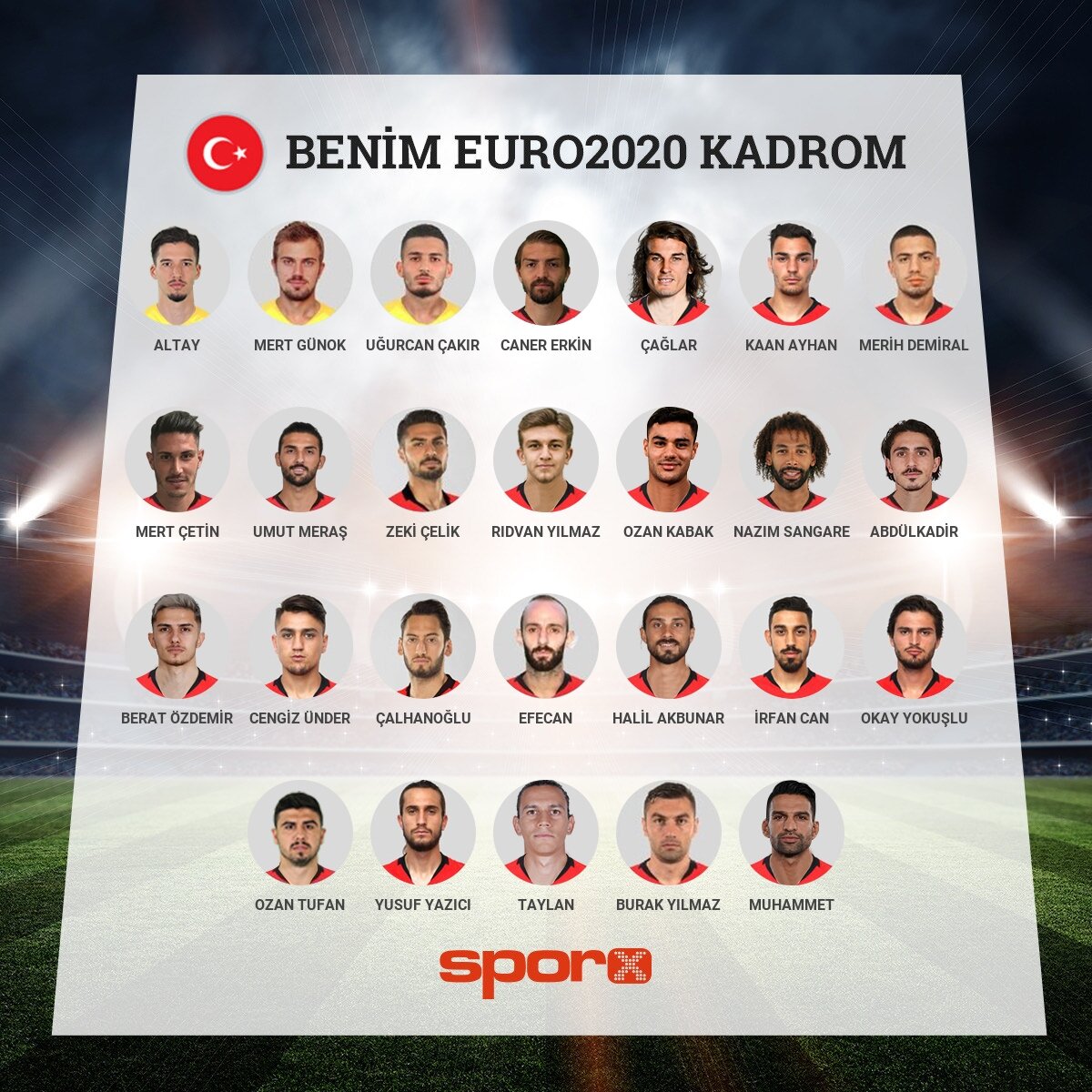 �ampiyon kadro