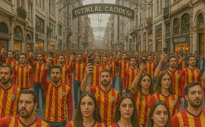 Galatasarayl�lar bu uygulamaya bay�ld�, 5 saniyede dene