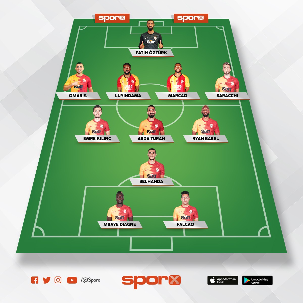 Galatasaray şampiyonlar ligi finaline hazır Sporx