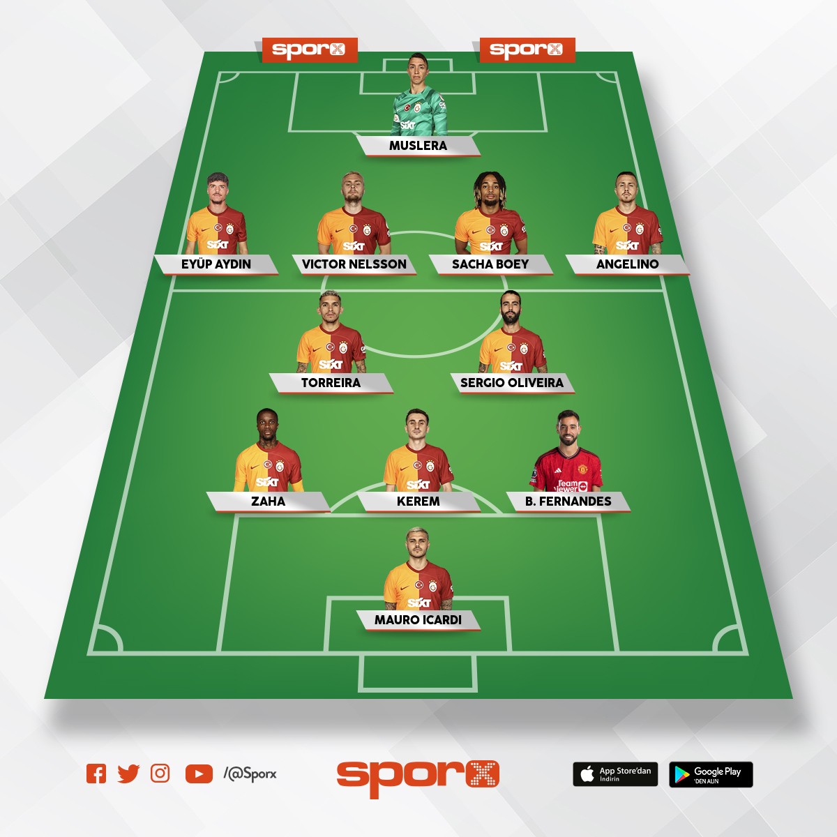 ATAKA� HATAYSPOR GALATASARAY GS KADRO 