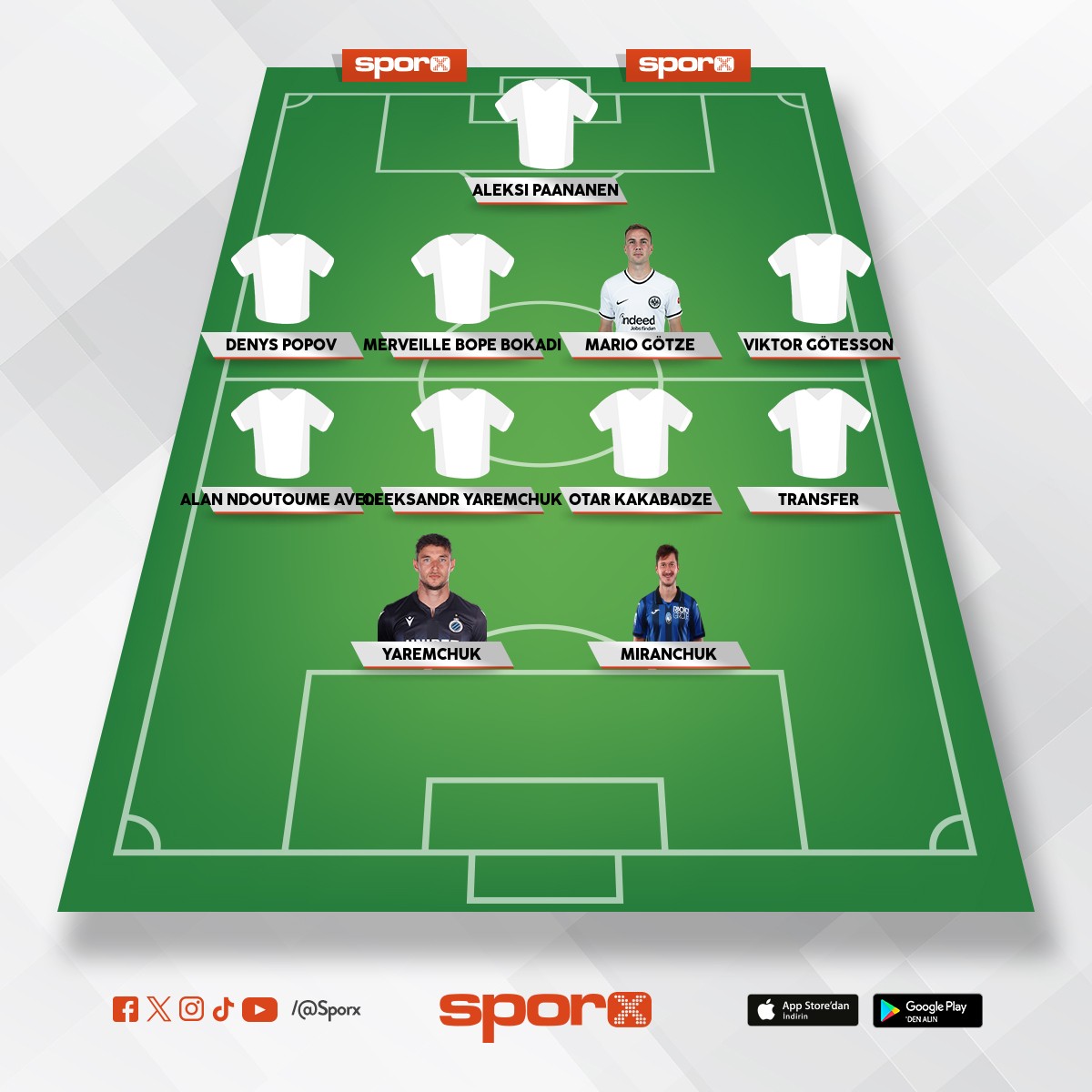 En de�i�ik isimler