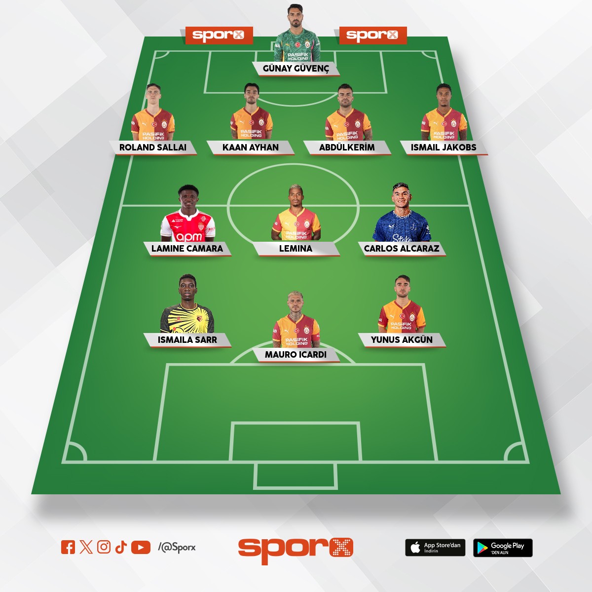 Yedek takviye 45 milyon as tak 90mil