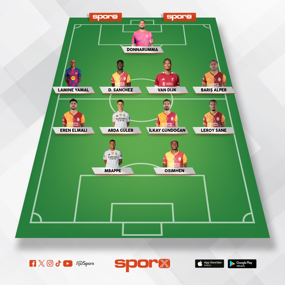 Real Madrid  Barcelona Galatasaray 