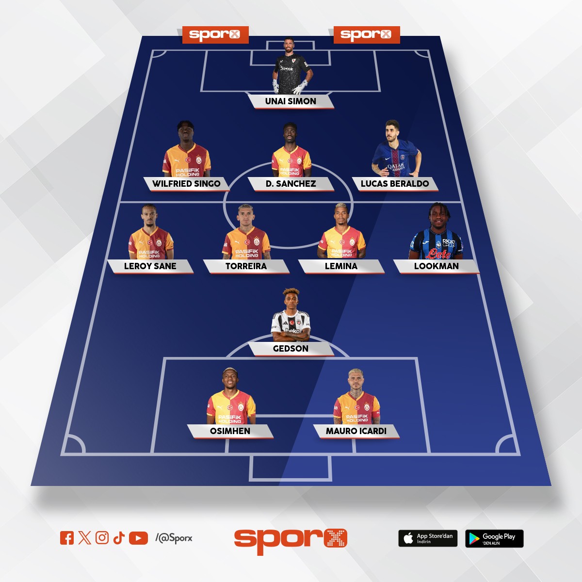 Gedsonu alin orta saha derdimiz kalmaz