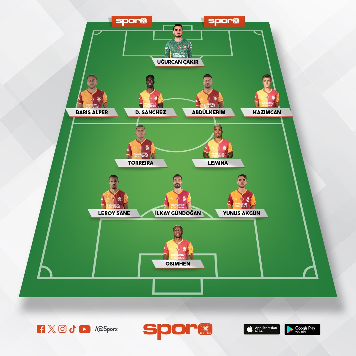 GALATASARAY - SAMSUNSPOR MAI LK 11'