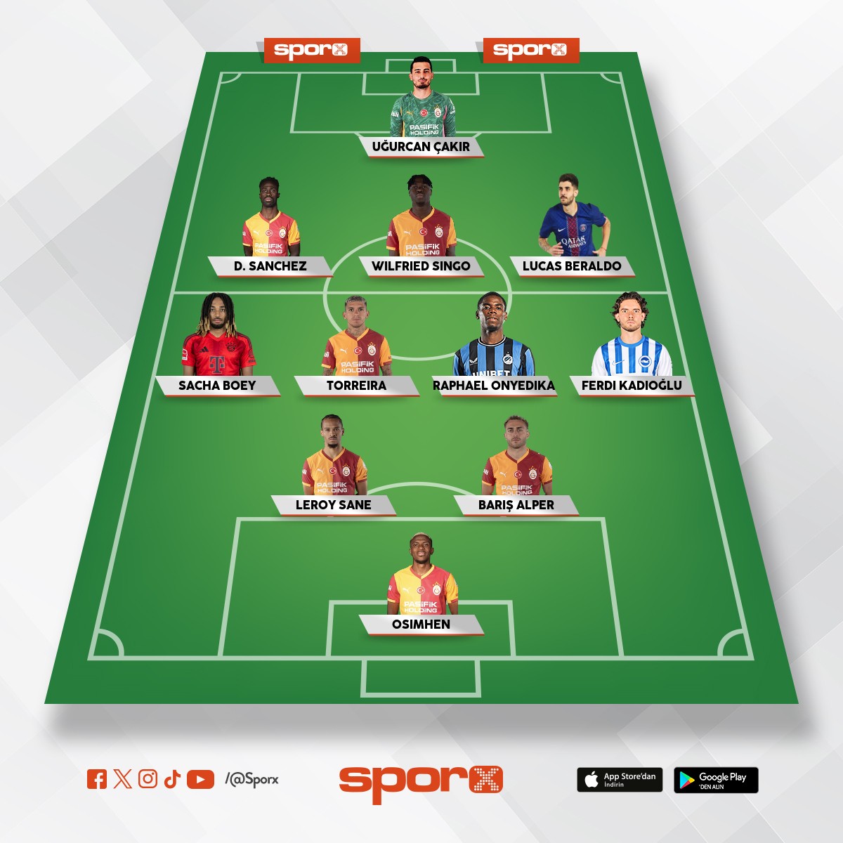 Galatasaray'm benim bu kadro lazm 