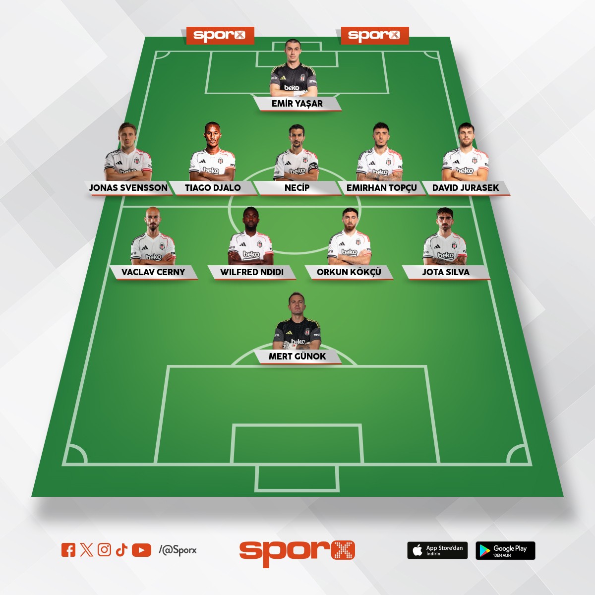 Bjk cl ampiyon kadro