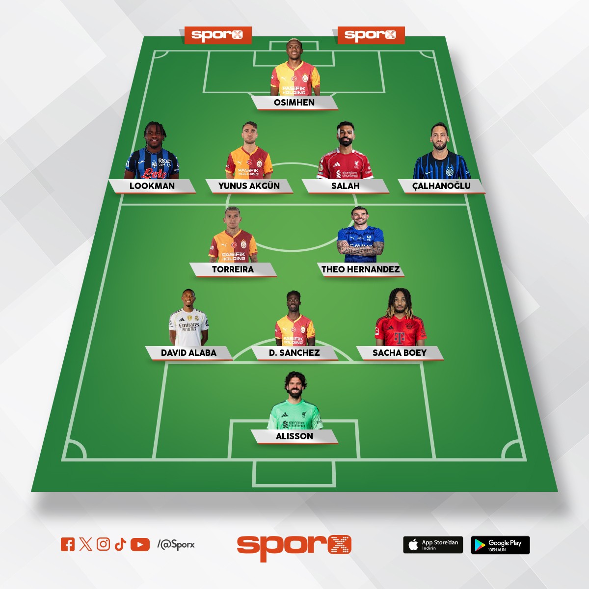 Prime Galatasaray+ Yedek (Kemik Kadro)