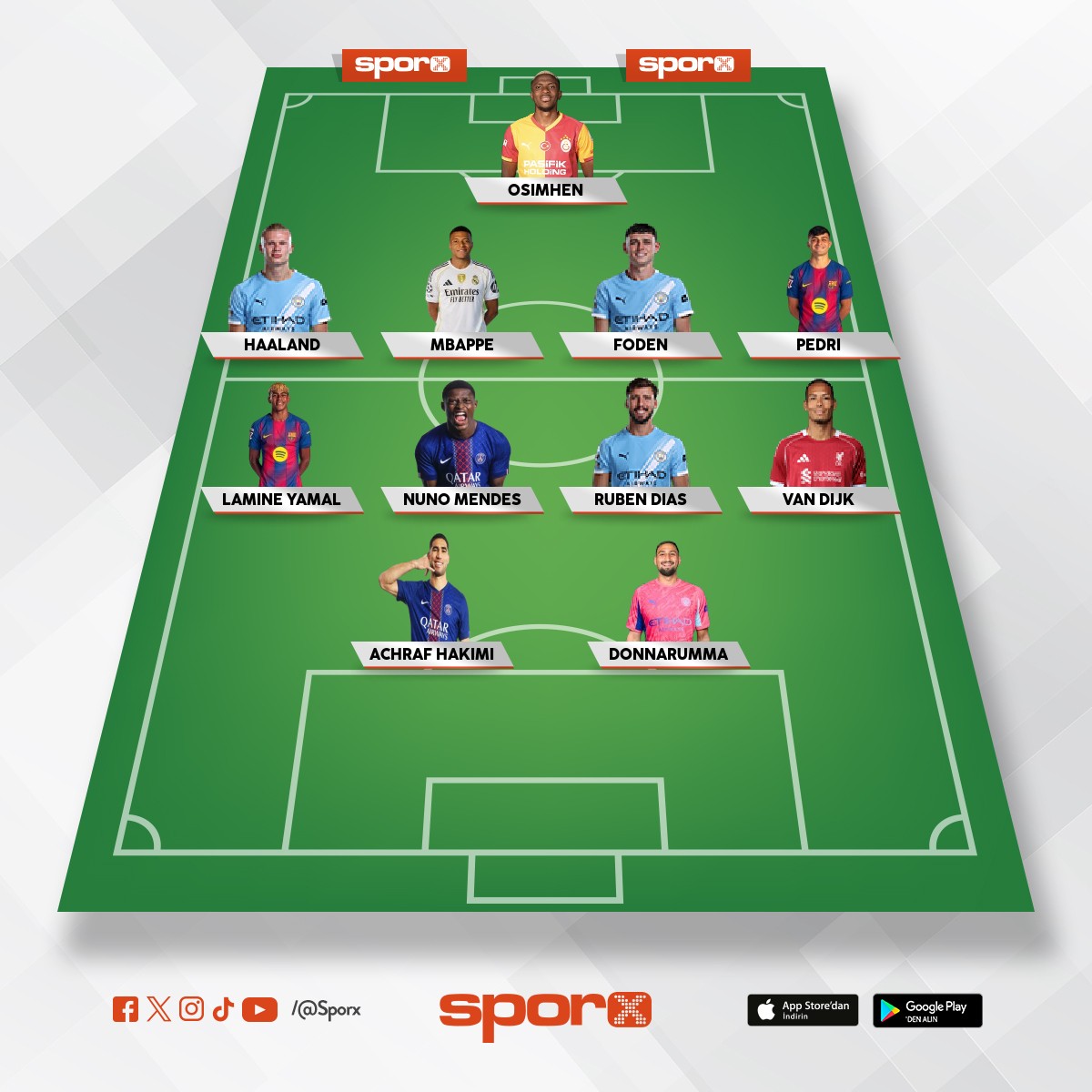 �AMP�YONLAR L�G KADROSU