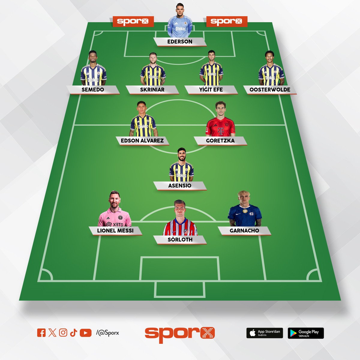 Messi�yi al ba�kan 