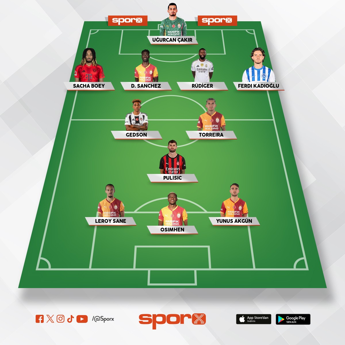 Lookman�� bo�ver pulisic al Ba�kan, hem at�yor hem att�r�yor