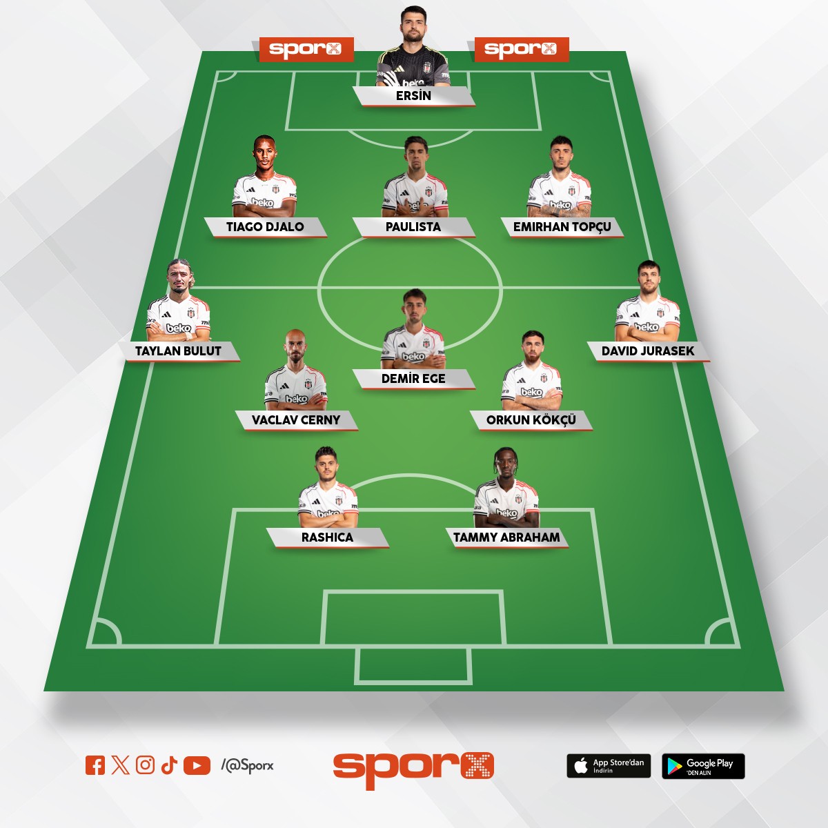 Fenerbah�e Kupa Ma�� Kadrosu