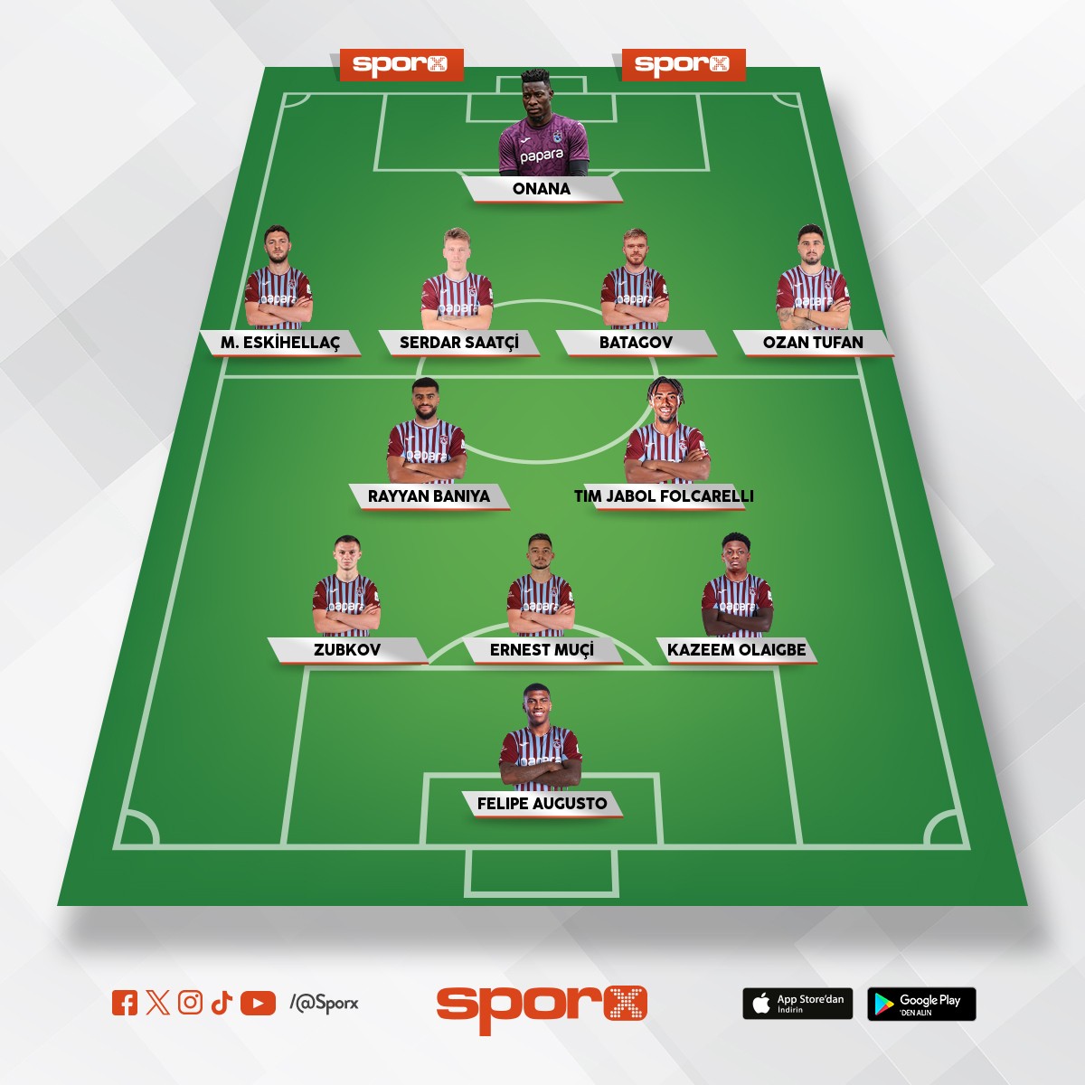 Galatasaray Trabzon T�rkiye kupas� yar� final kadro