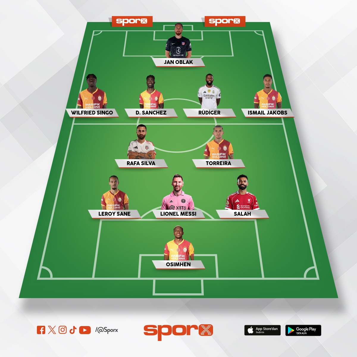 Efsane Galatasaray Kadrosu