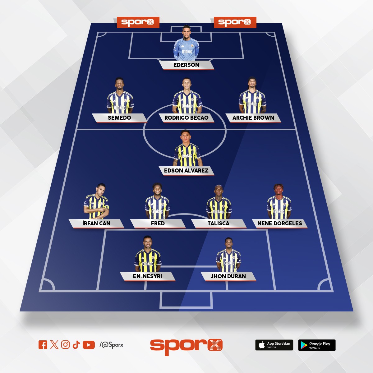 Fenerbah�e eksikleri ile 11