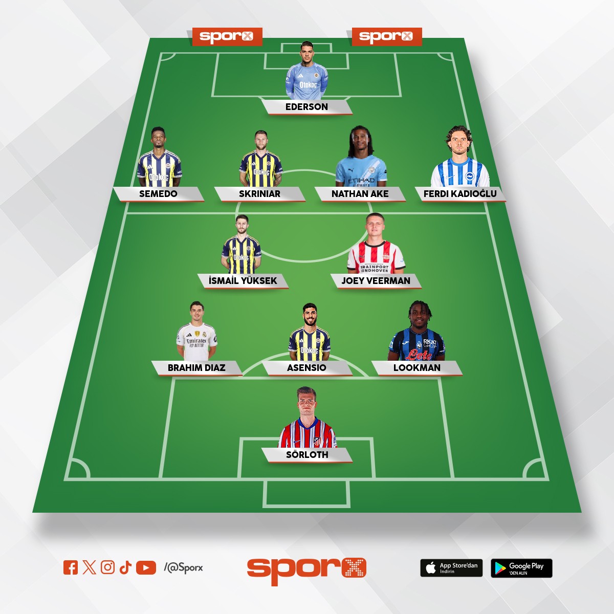 Fenerbah�e as ilk 11