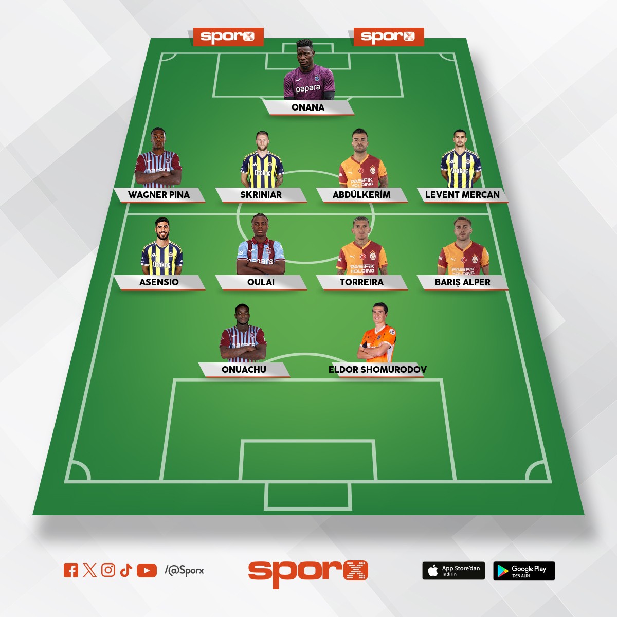 sezonun ilk yar�s�n�n 11i