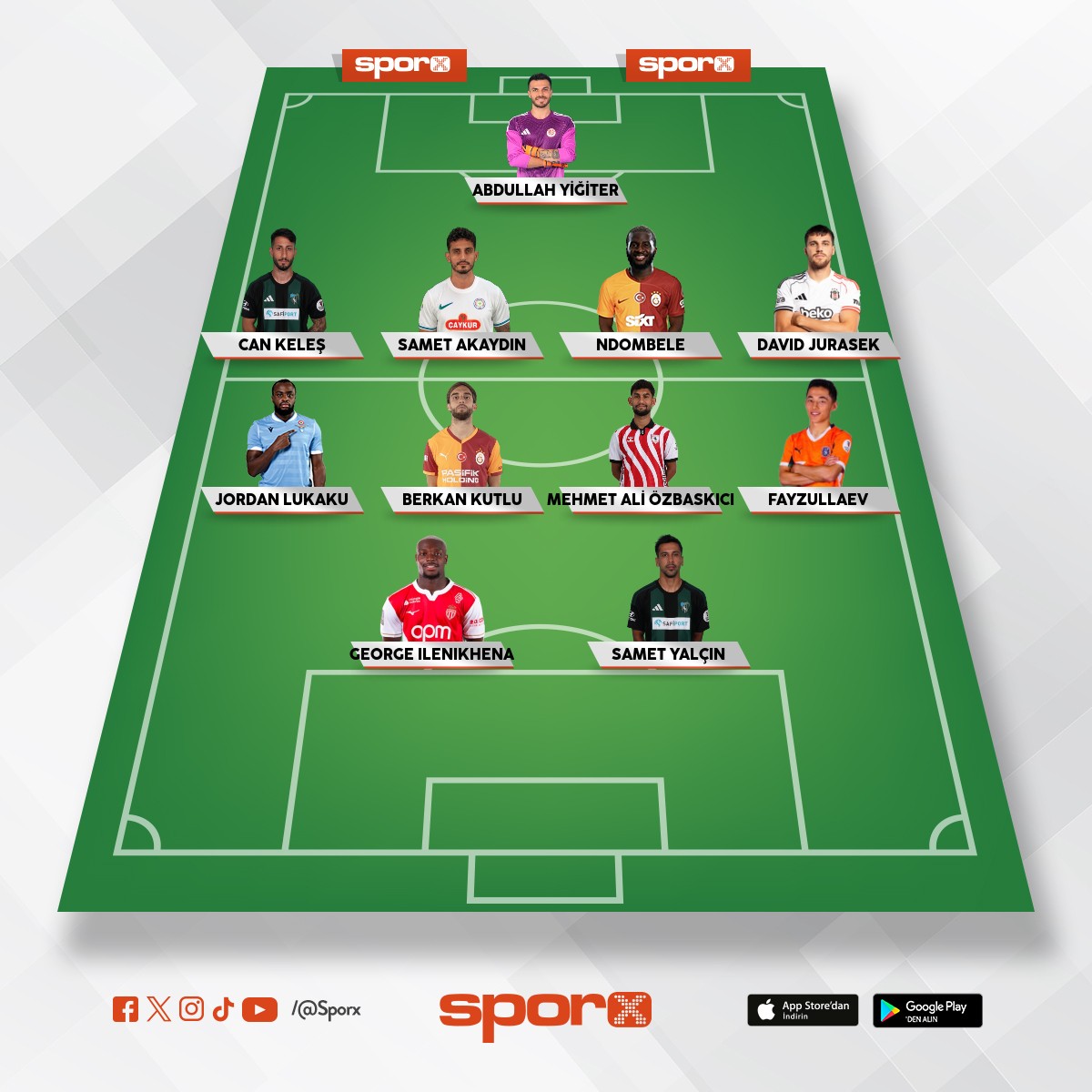 Hatan�n hatas�n� yapan futbolcular