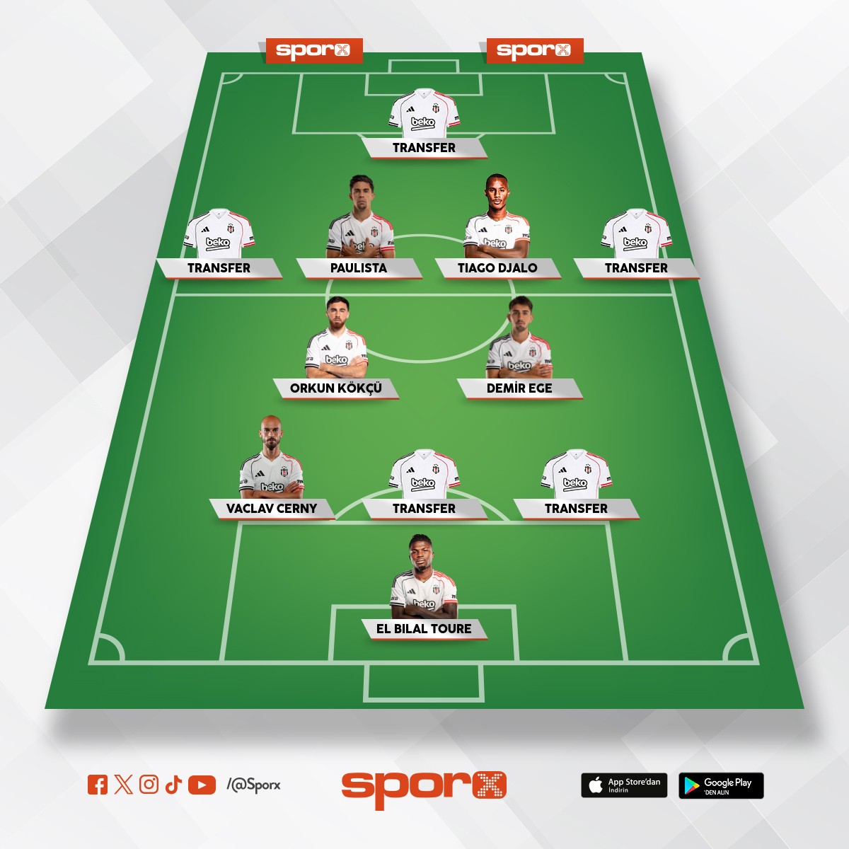 En az be� transfer laz�m 