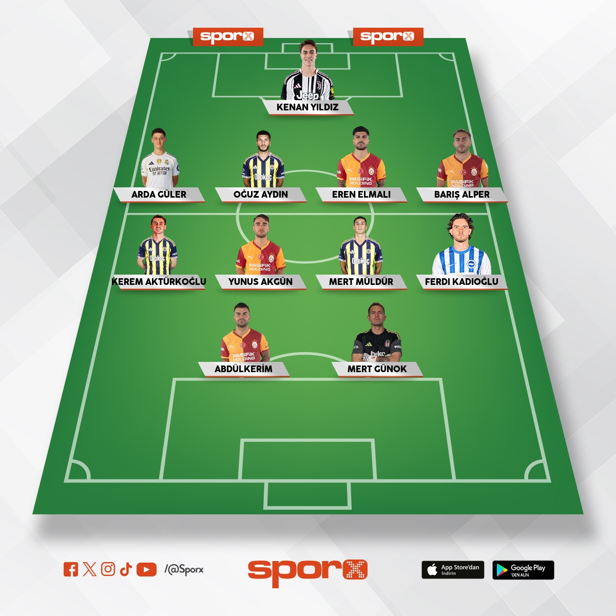 milli tak�m kendi a��mdan ilk11