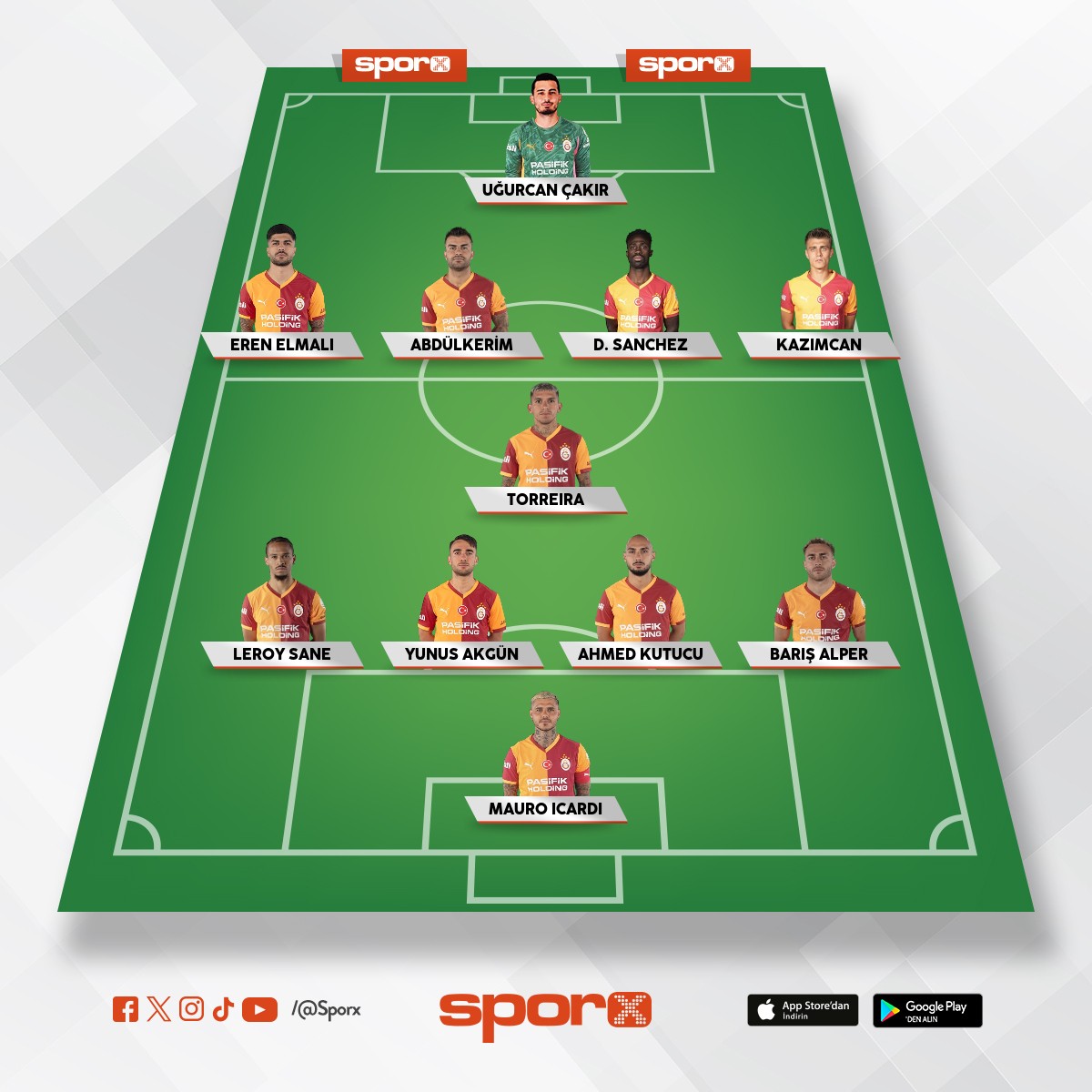 Super kupa maci ilk 11