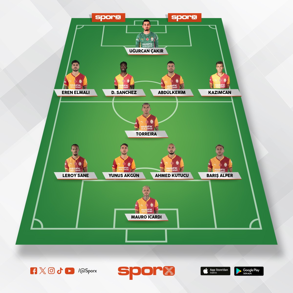 Super kupa maci ilk 11