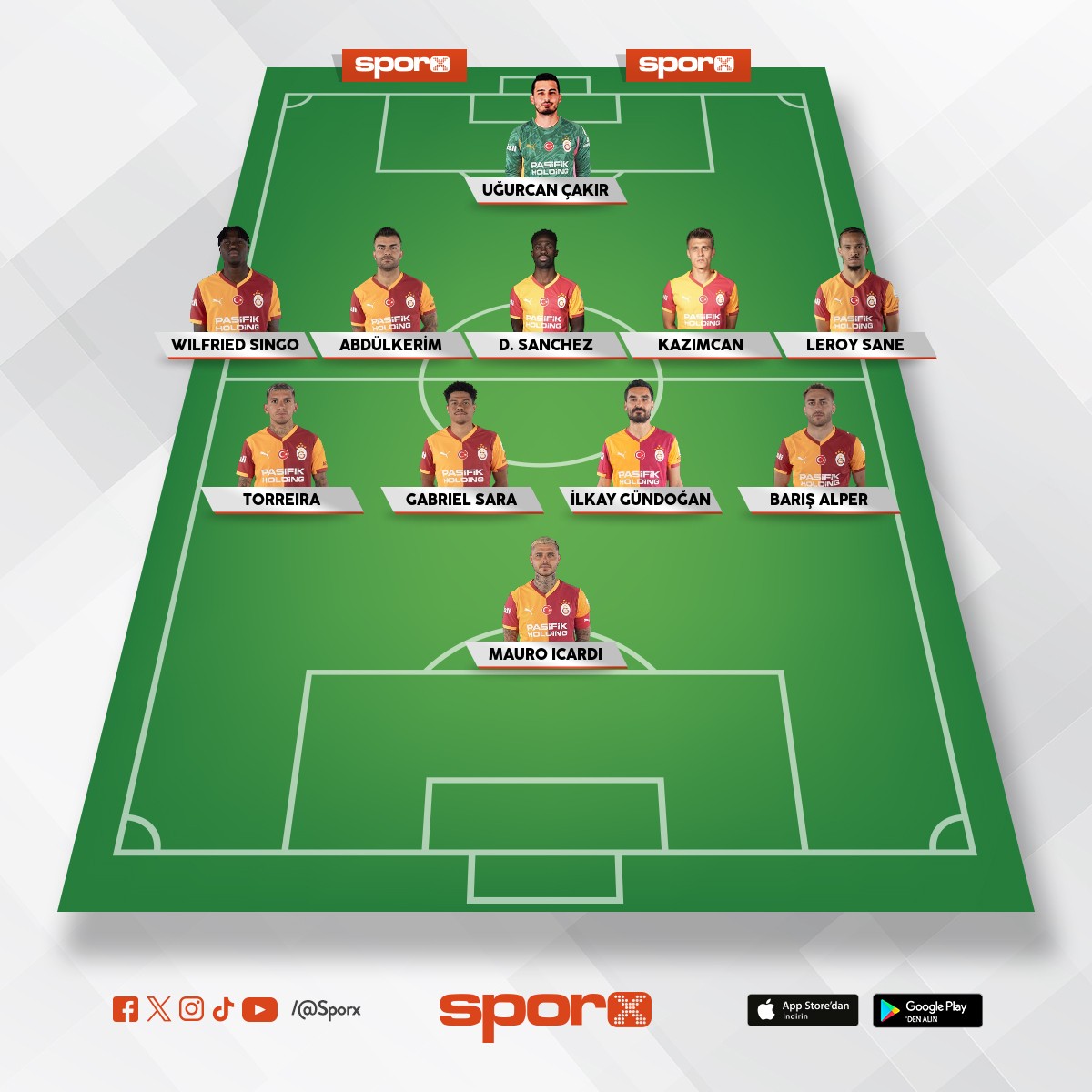 Galatasaray her ma� olmas�n� istedi�im kadro