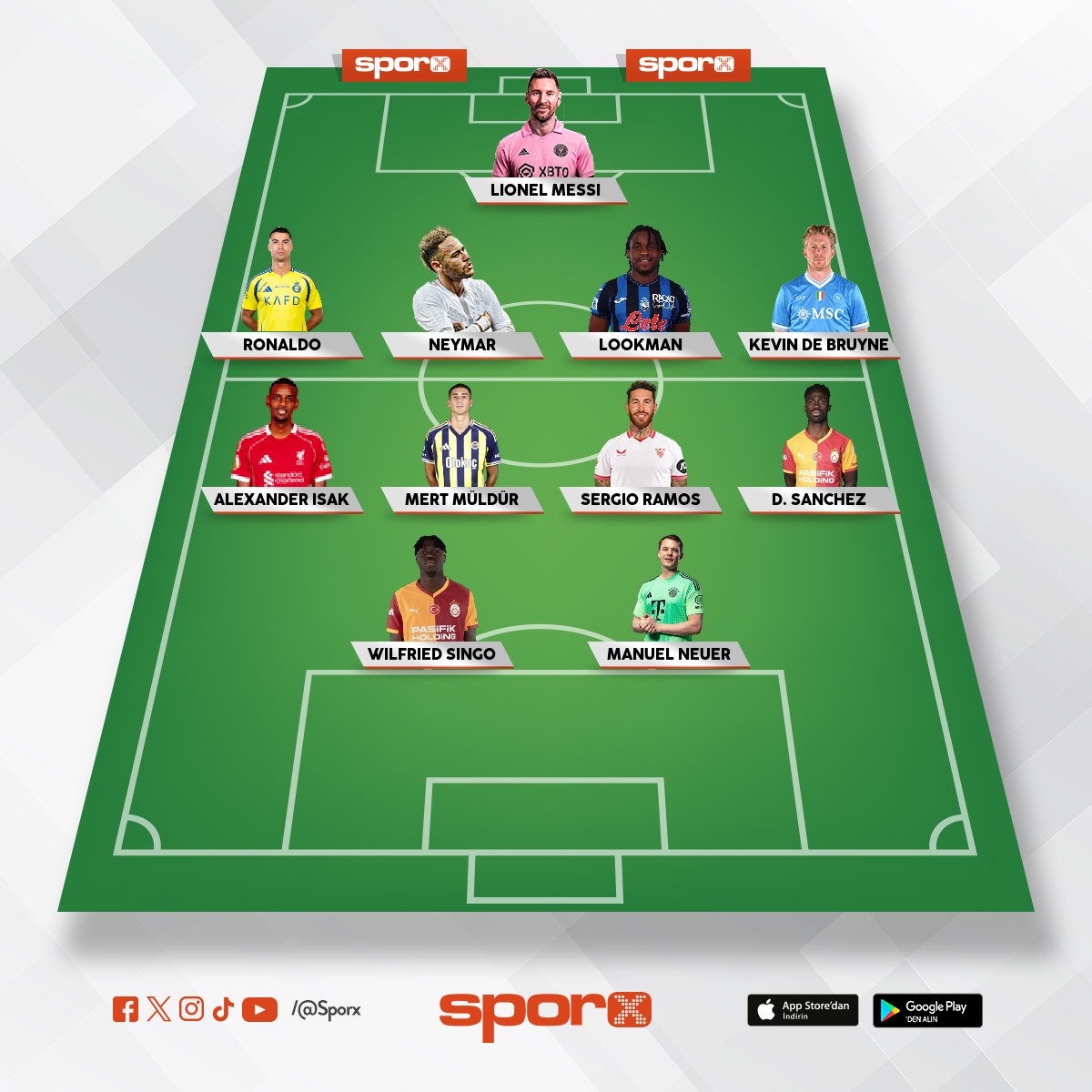 d�nyan�n en iyi kadrosu