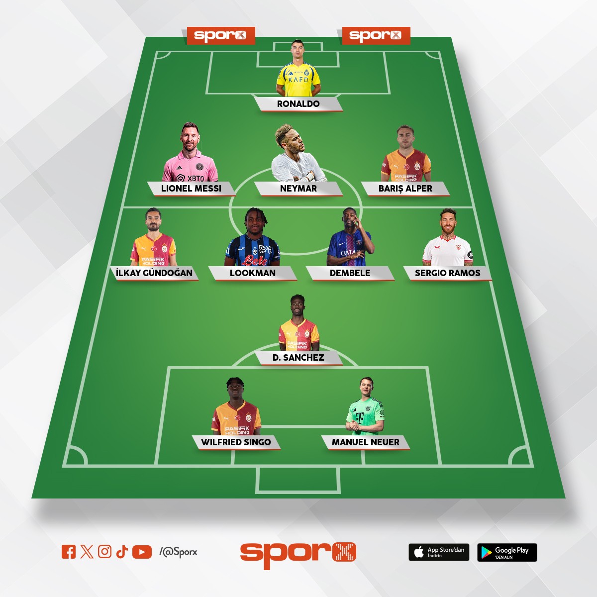 d�nyan�n en iyi kadrosu