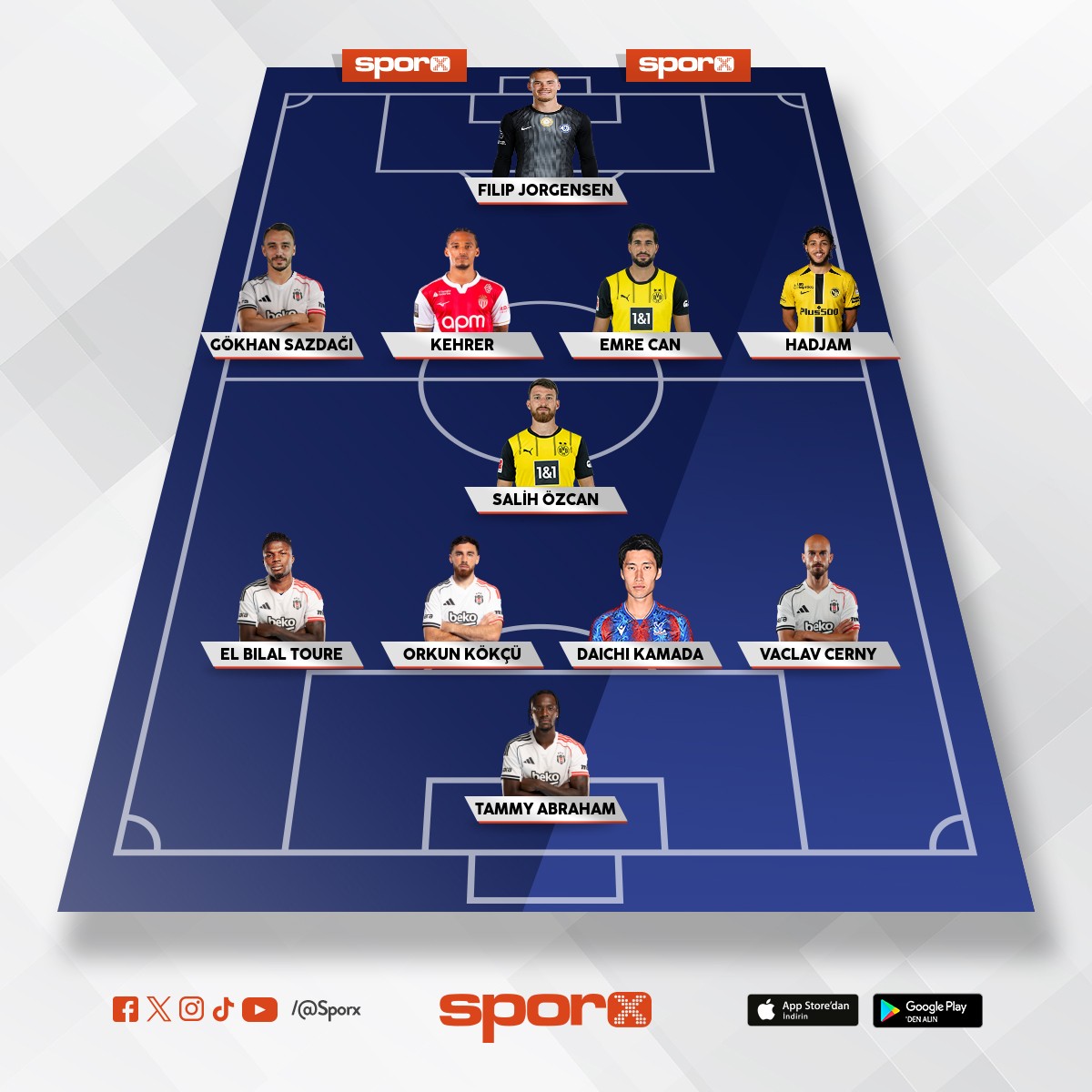 �ampiyonnnnn ,, El Bilal forvete ge�se sola Andre Luis ge�ebilir tammy gider